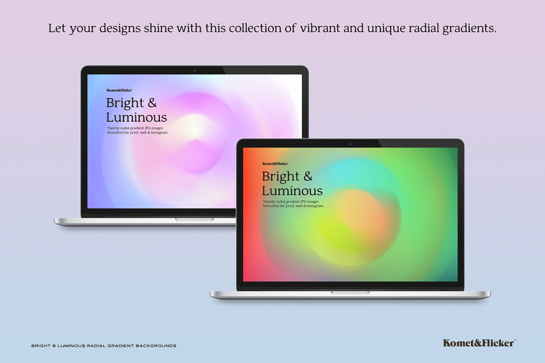 Bright and Luminous Radial Gradient Backgrounds 2
