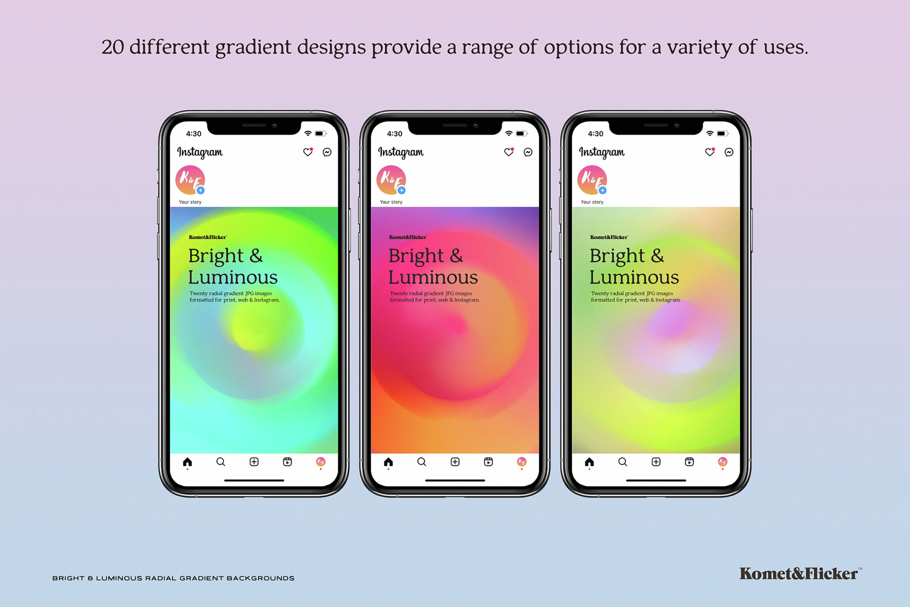 Bright and Luminous Radial Gradient Backgrounds 5
