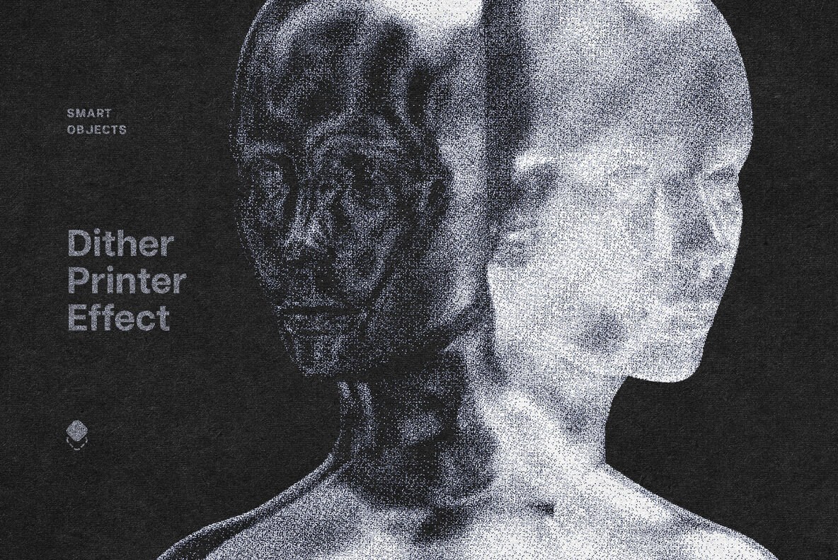 Dithering Printer Photo Effect 1