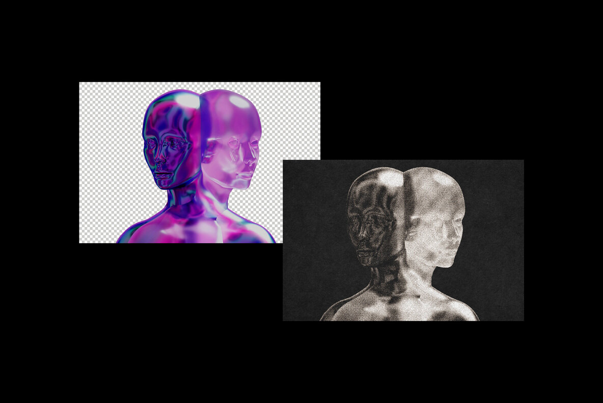 Dithering Printer Photo Effect 5