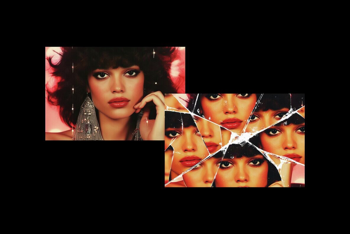 Mirrored Glass Photo Effect 4