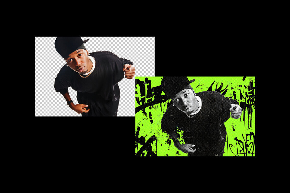 Urban Graffiti Collage Photo Effect 2