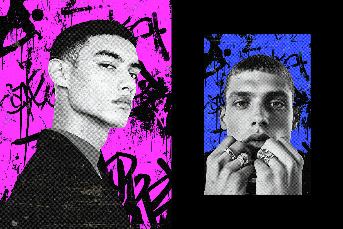 Urban Graffiti Collage Photo Effect 6