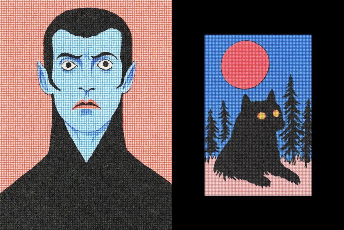 Retro Matchbook Printer Effect 3