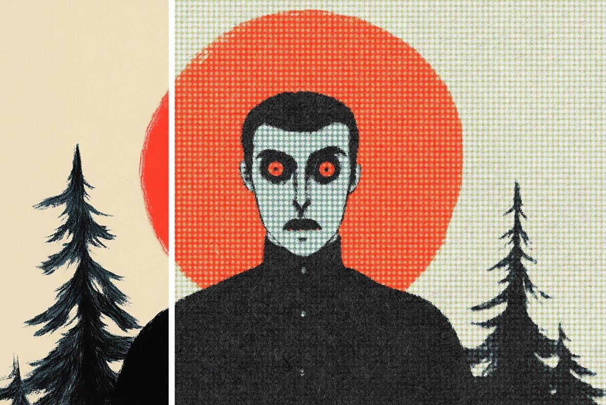 Retro Matchbook Printer Effect 4