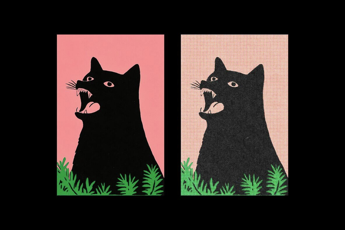 Retro Matchbook Printer Effect 5