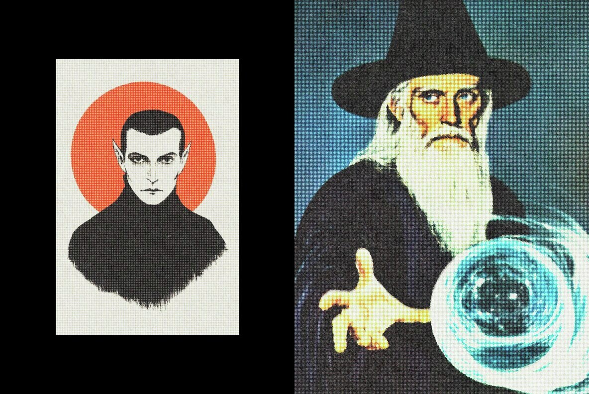 Retro Matchbook Printer Effect 6