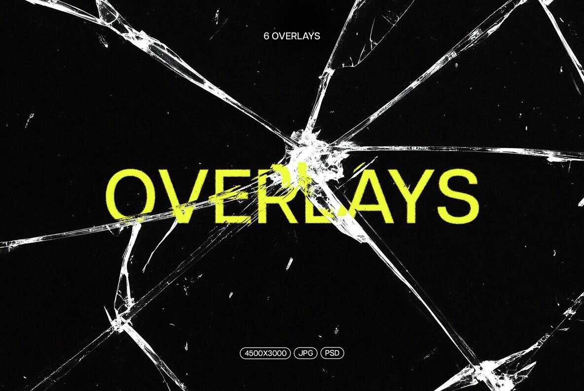 Broken Glass Overlays 1