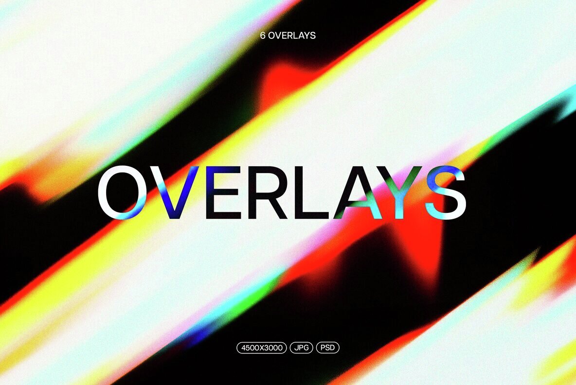 Rainbow Light Leaks Overlays 1