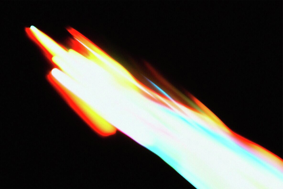 Rainbow Light Leaks Overlays 4