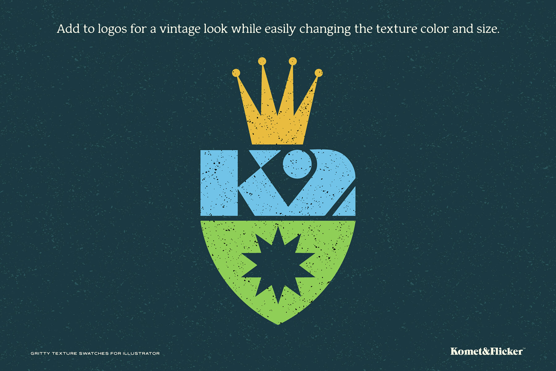 Gritty Texture Swatches for Illustrator 9