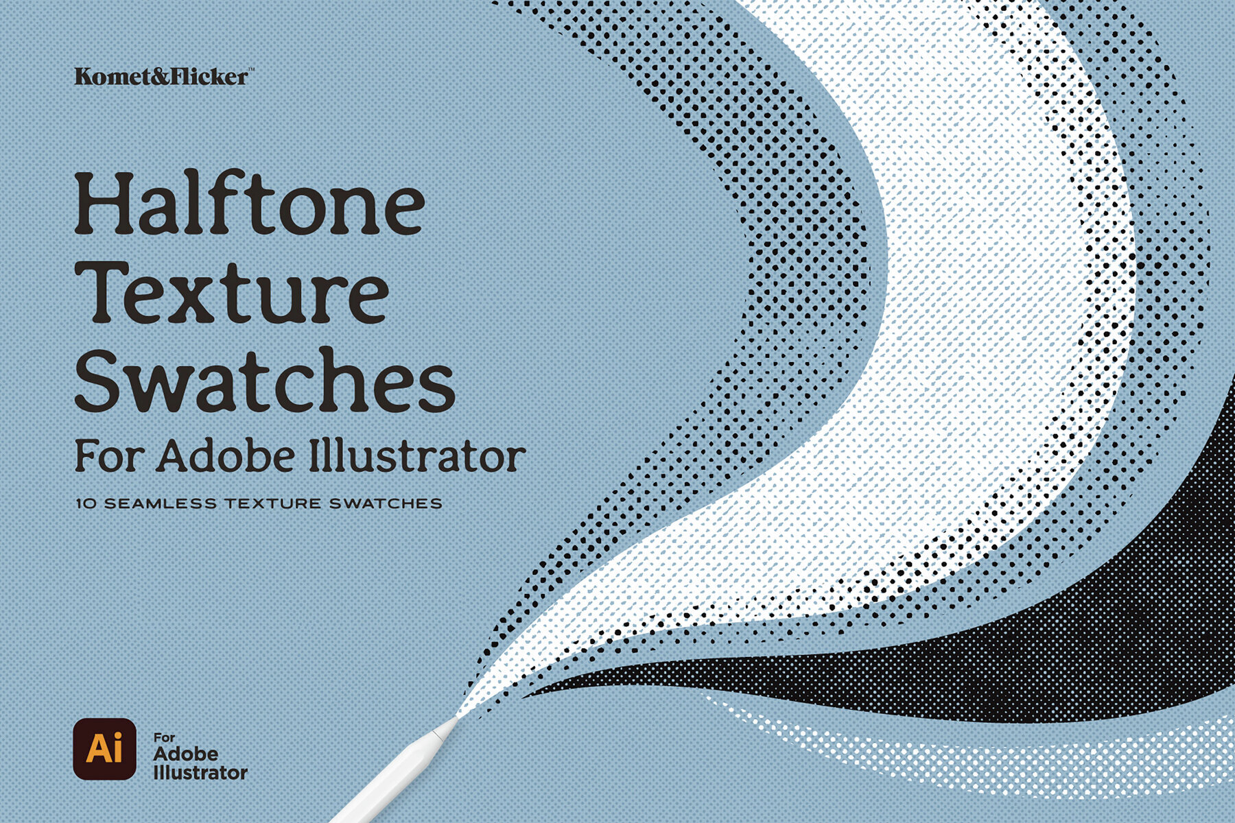 Halftone Texture Swatches for Illustrator 1