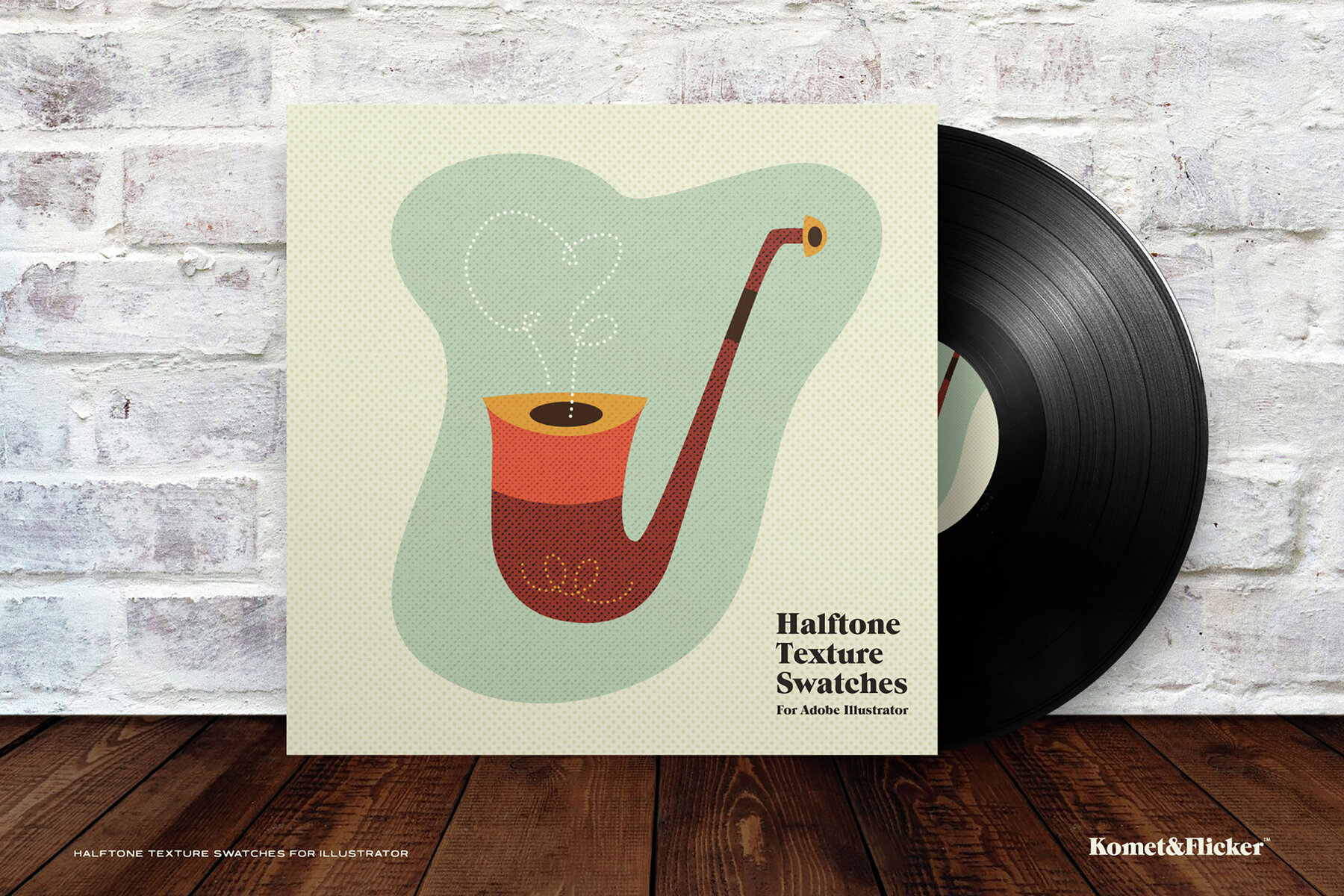 Halftone Texture Swatches for Illustrator 6