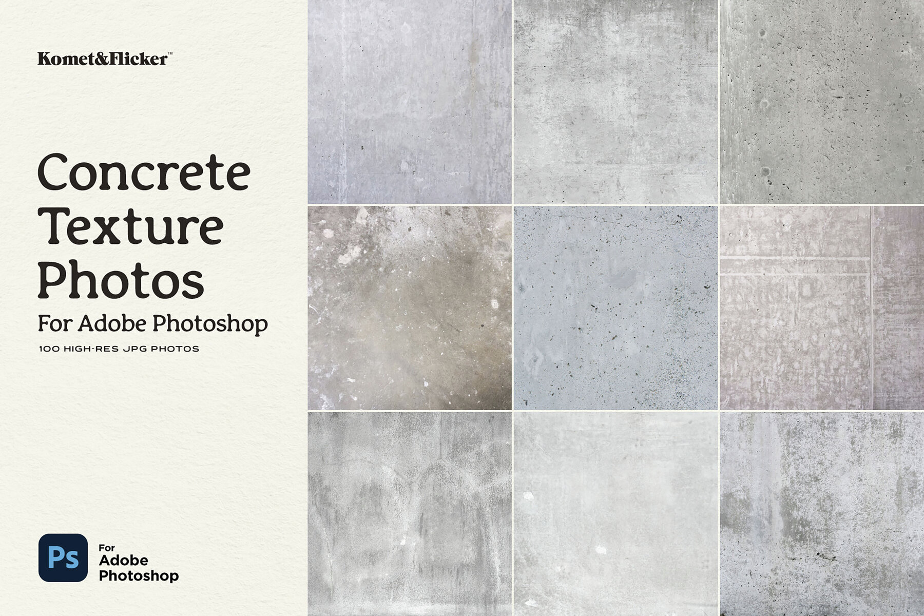 Concrete Texture Photo Backgrounds for Photoshop 1