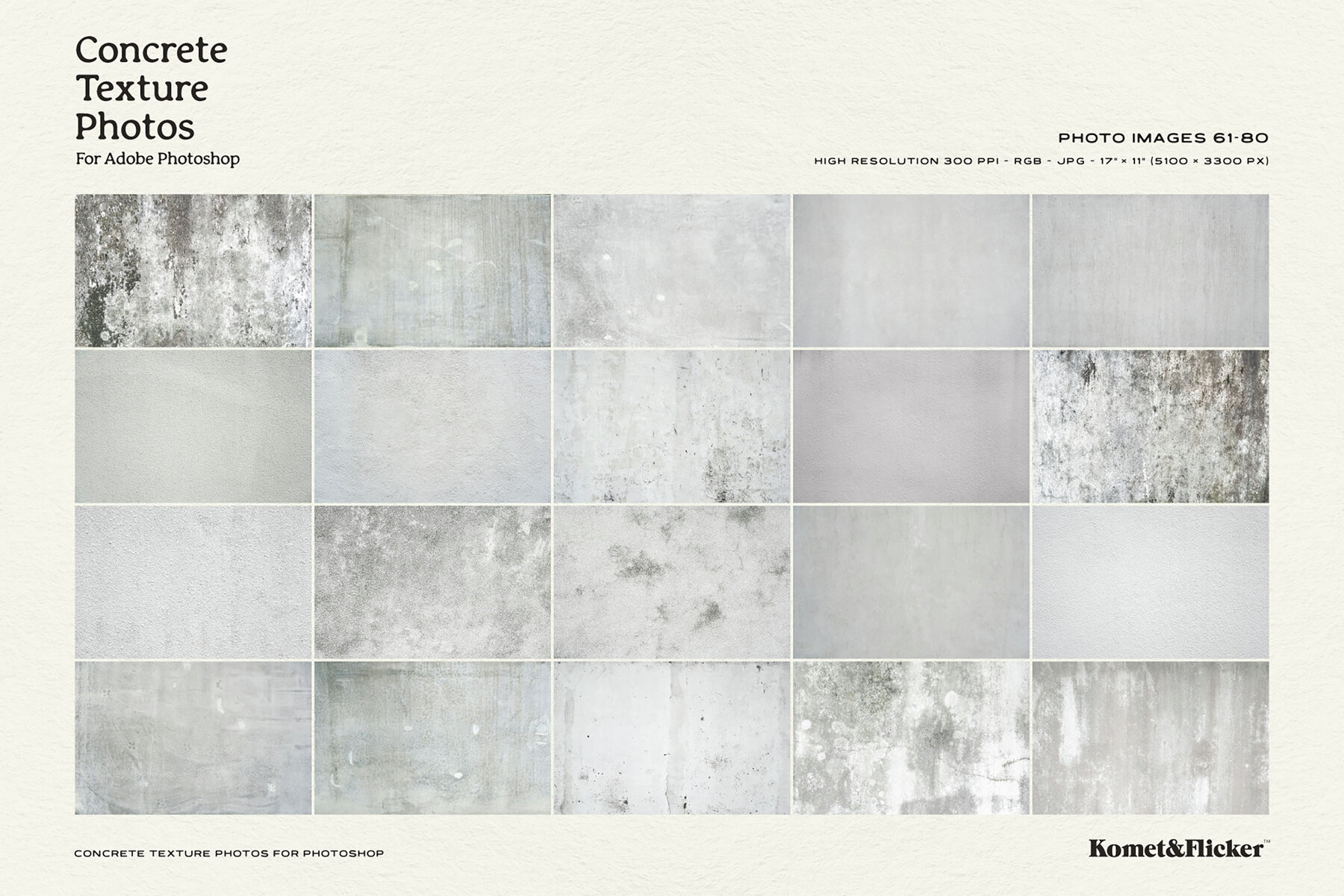 Concrete Texture Photo Backgrounds for Photoshop 6