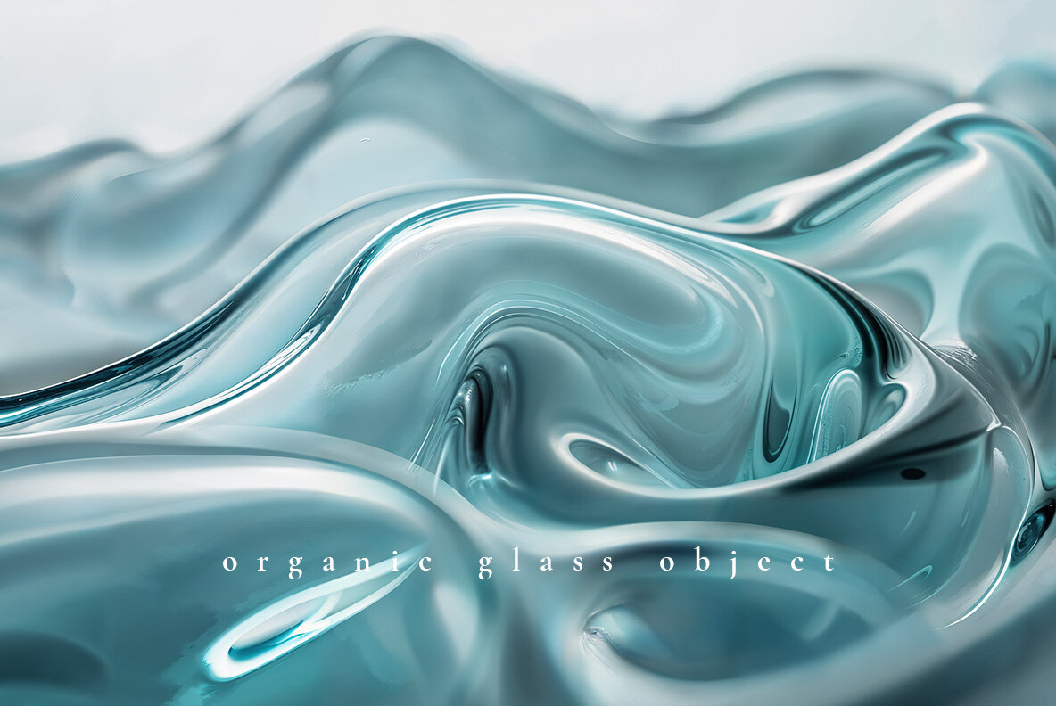 Organic Glass Object 4