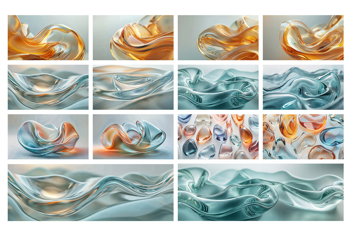 Organic Glass Object 7