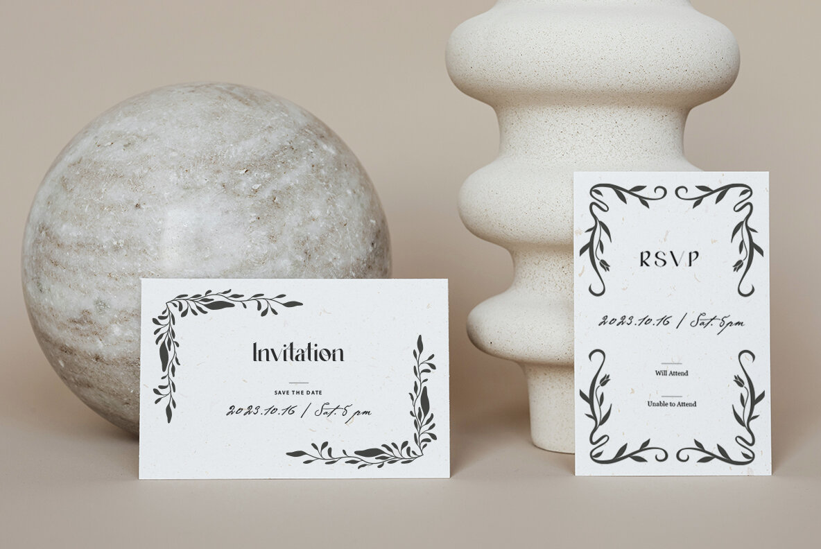 Art Nouveau Flower Frame 5