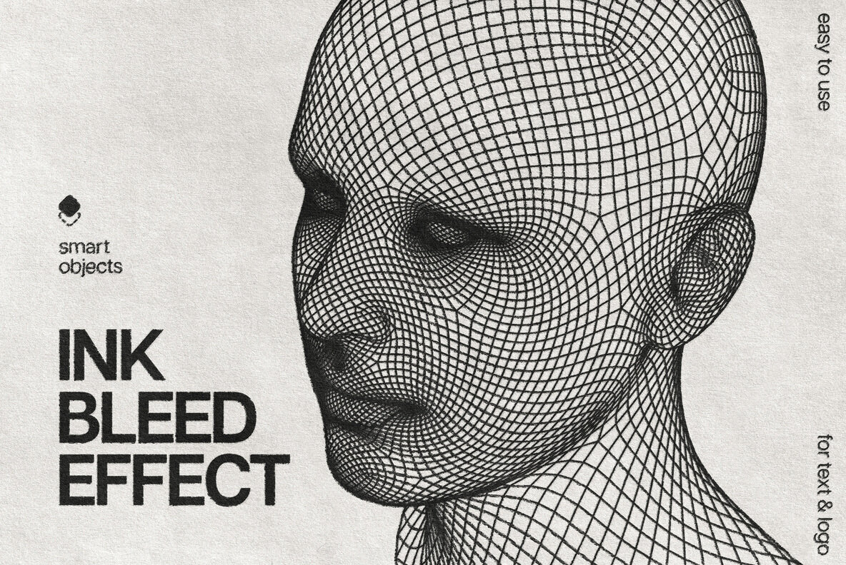 Ink Bleed Text and Logo Effect 1