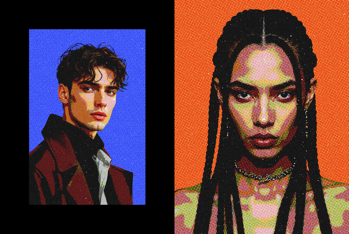 Halftone Pop Art Photo Effect 4