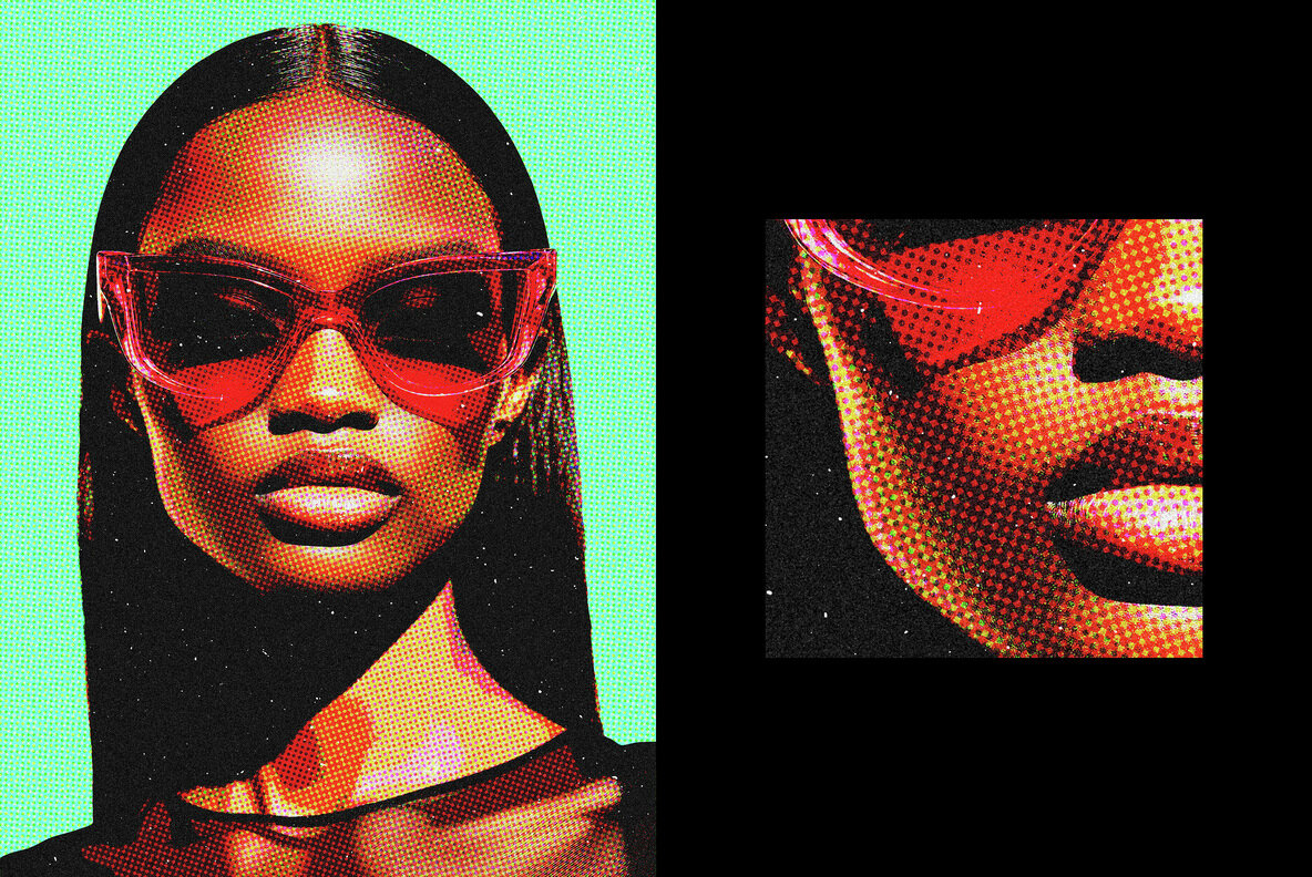 Halftone Pop Art Photo Effect 6