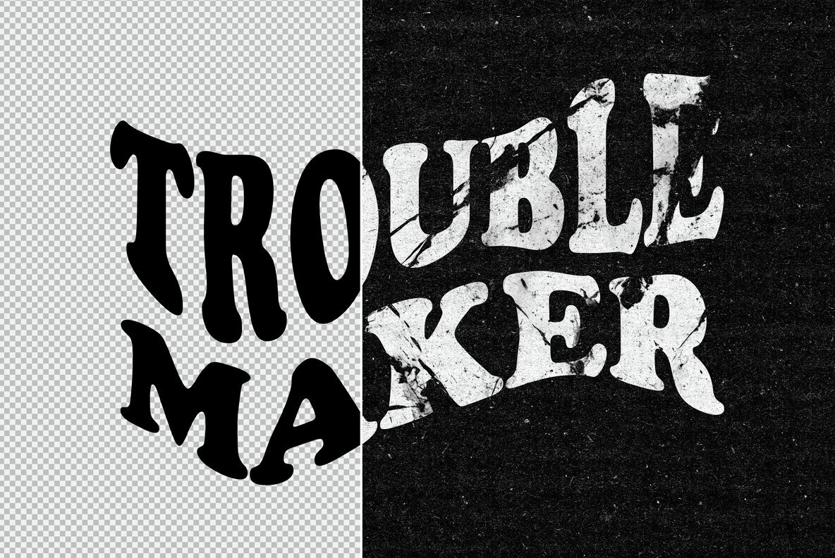 Crack Print Text and Logo Effect 3