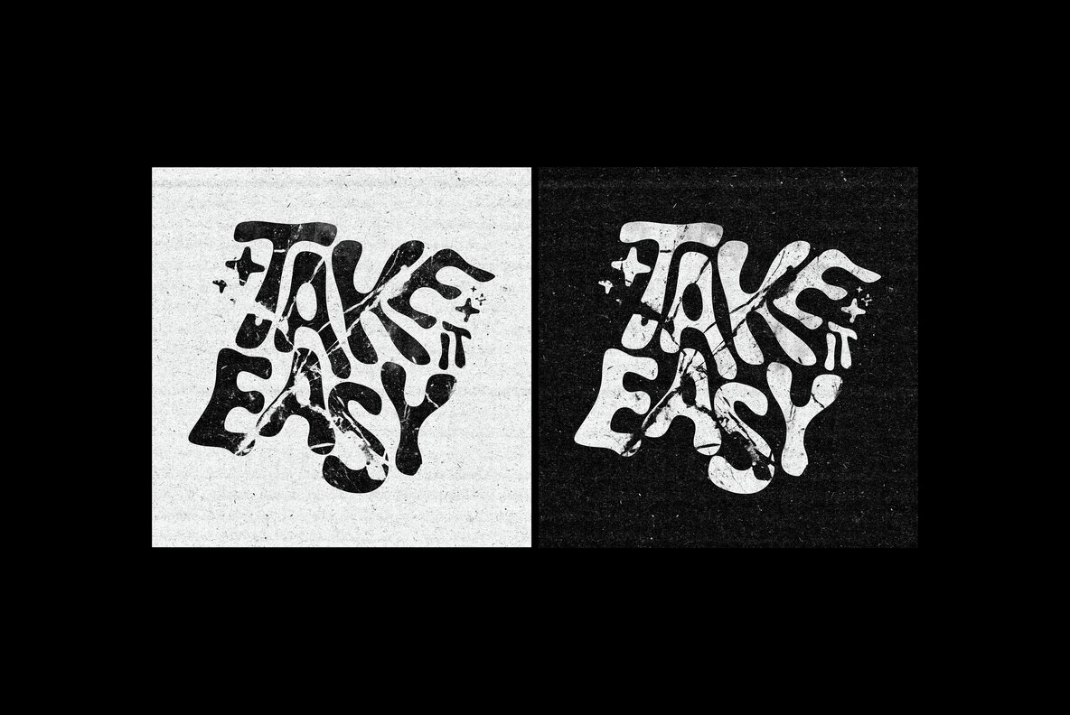 Crack Print Text and Logo Effect 5