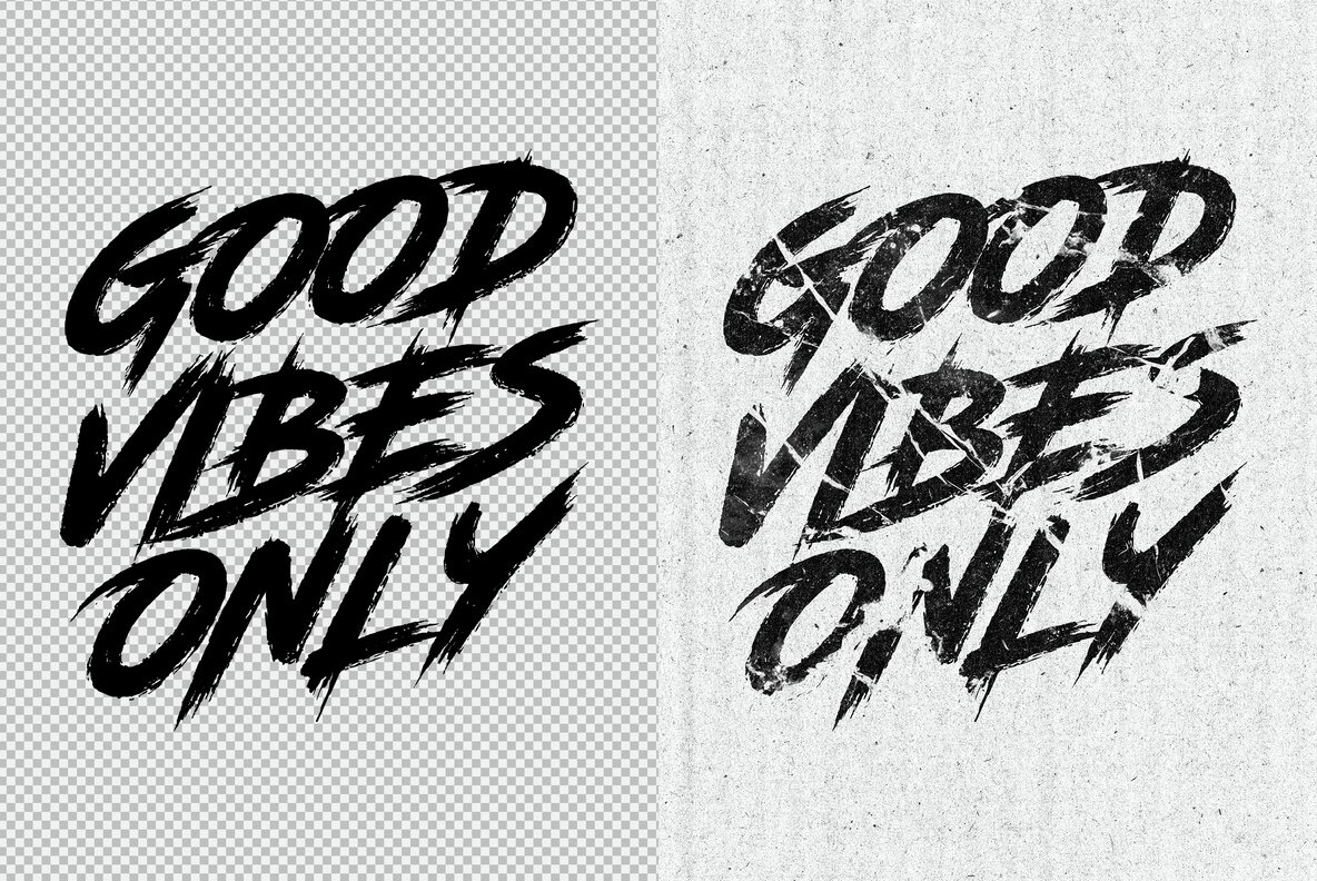 Crack Print Text and Logo Effect 6