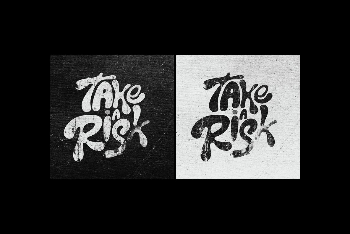 Messy Grunge Print Text and Logo Effect 4