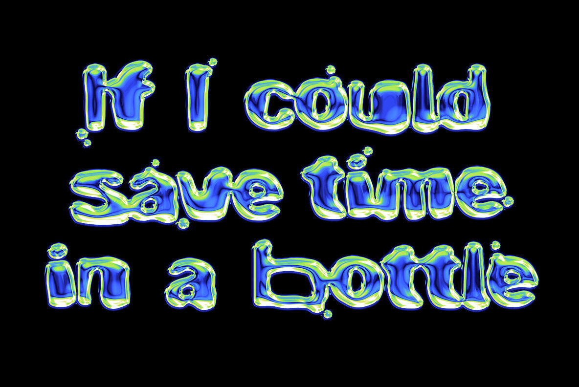 Bubble Chrome Text and Logo Effect 6