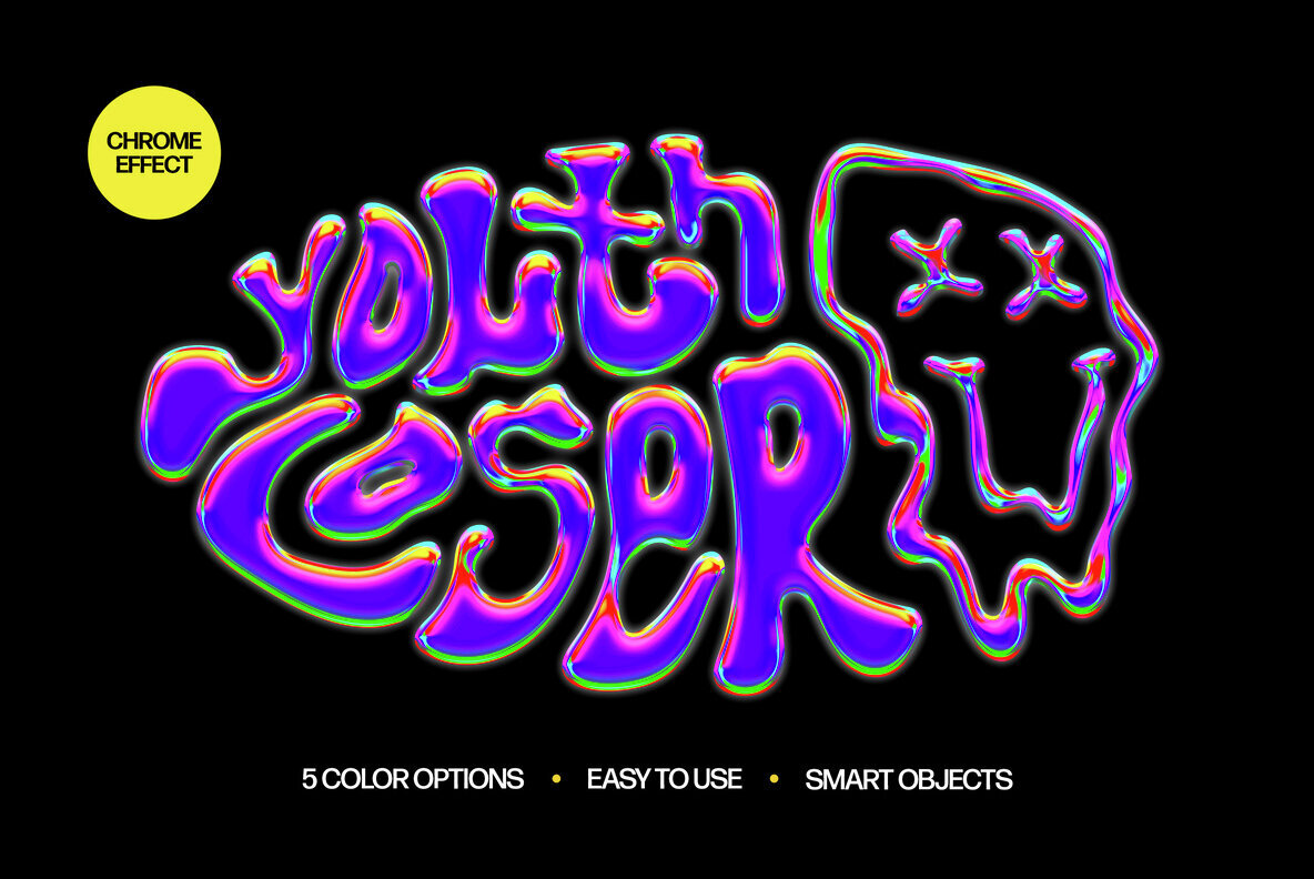 Glossy Chrome Effect 1