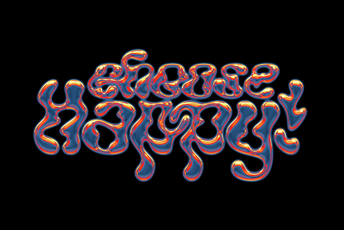 Glossy Chrome Effect 3