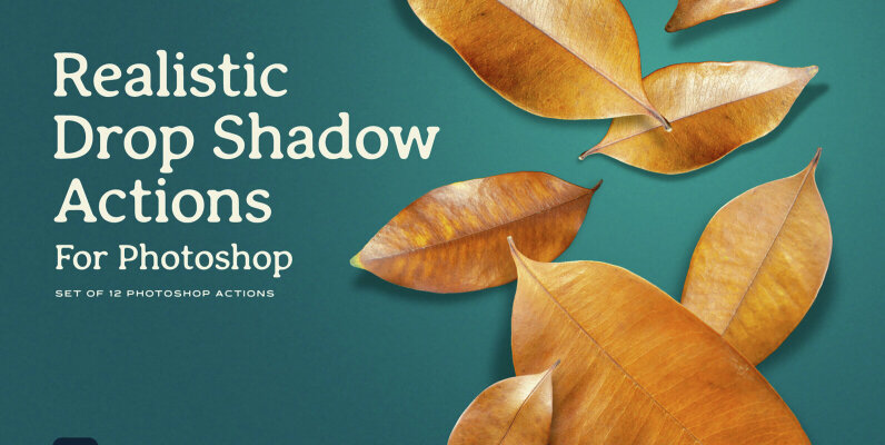 Realistic Drop Shadow Actions for Photoshop