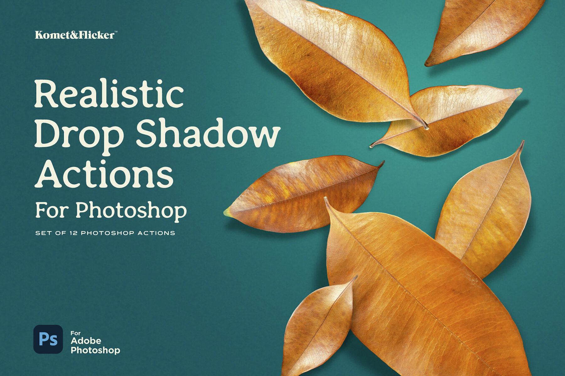 Realistic Drop Shadow Actions for Photoshop 1