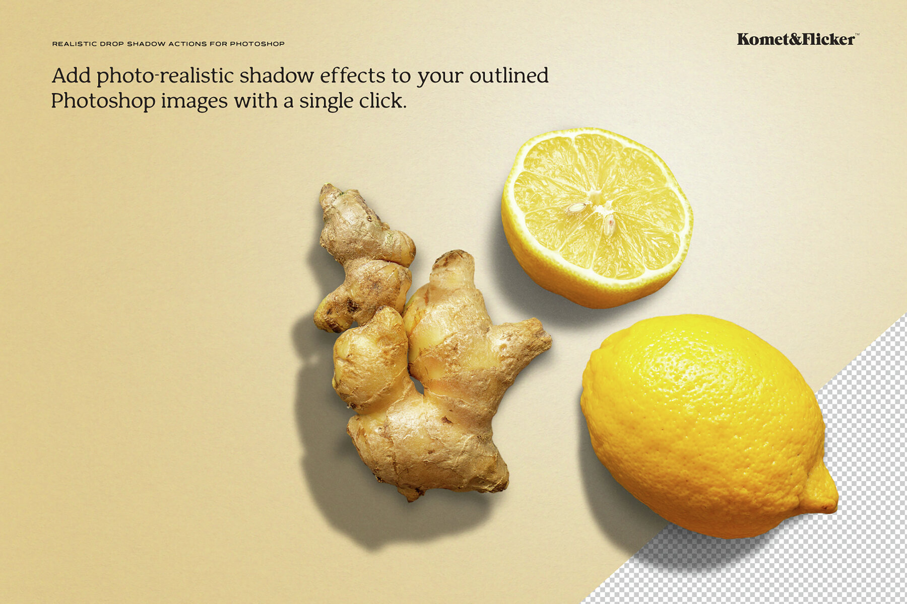 Realistic Drop Shadow Actions for Photoshop 2