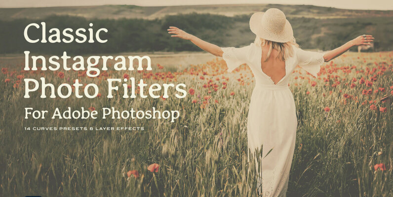 Classic Instagram Photo Filters for Photoshop