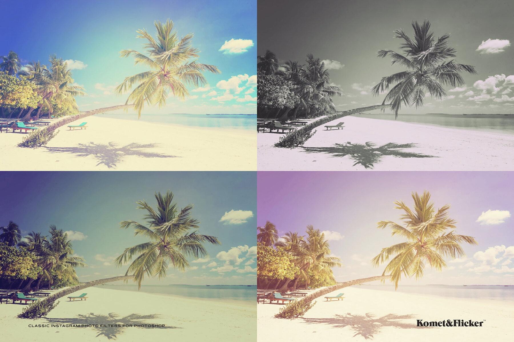 Classic Instagram Photo Filters for Photoshop 6