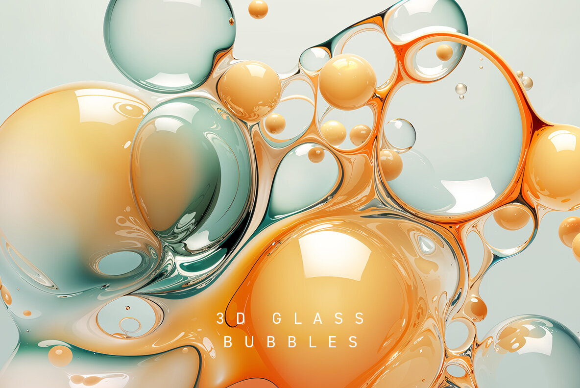3D glass bubbles 1