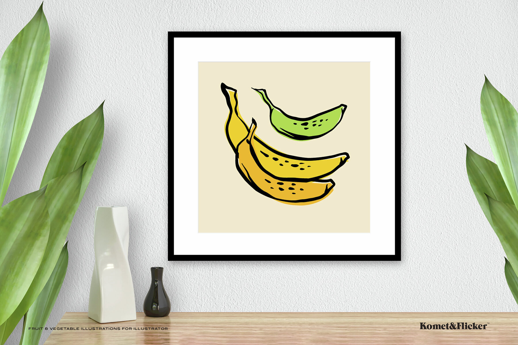 Fruit and Vegetable Vector Illustrations for Illustrator 2