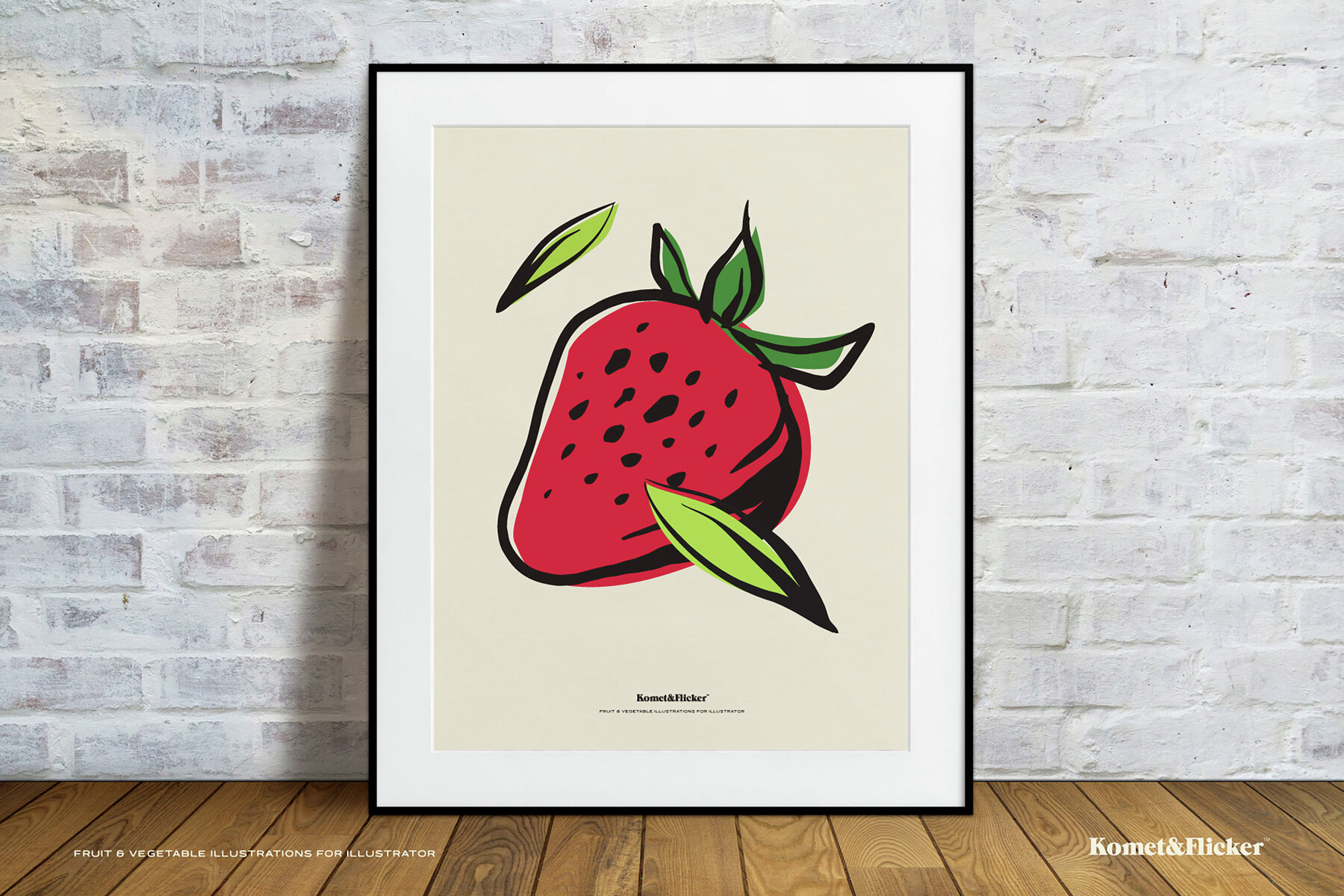 Fruit and Vegetable Vector Illustrations for Illustrator 7