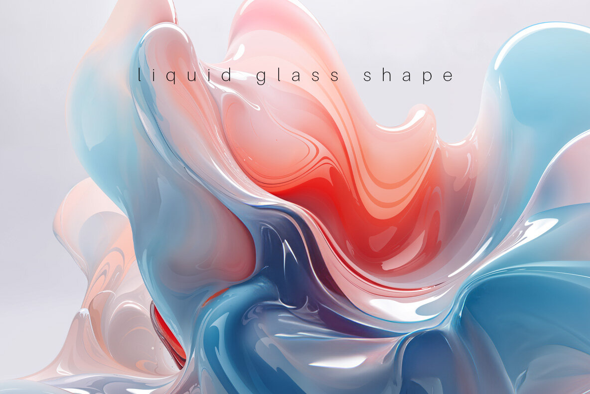Abstract Liquid Glass 8