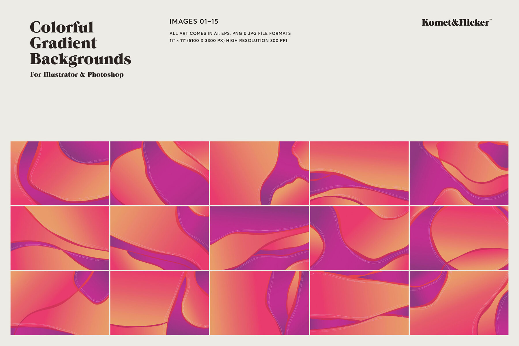 Colorful Gradient Backgrounds 11