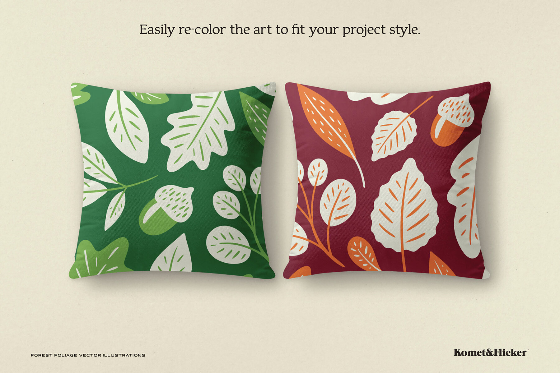 Forest Foliage Illustrations 4
