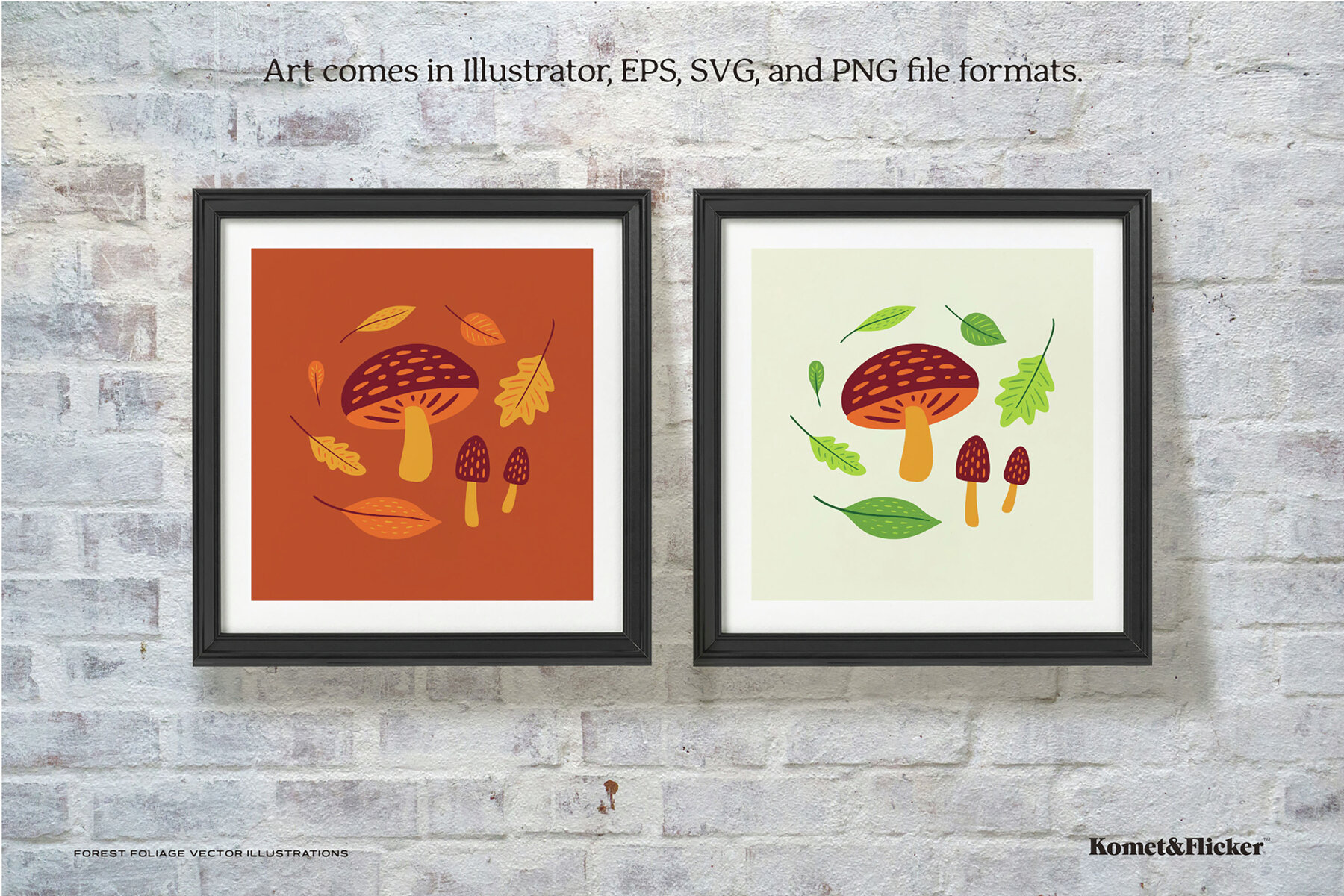 Forest Foliage Illustrations 7