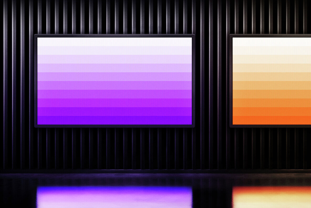 Glowing Screen Mockups Set 8