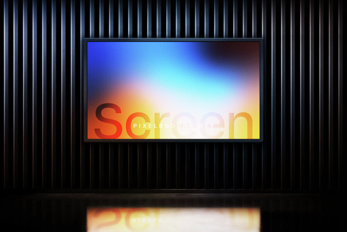 Glowing Screen Mockups Set 9