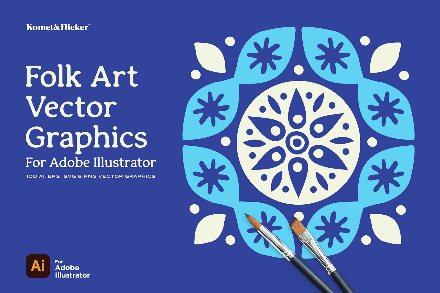 Folk Art Vector Graphics 1
