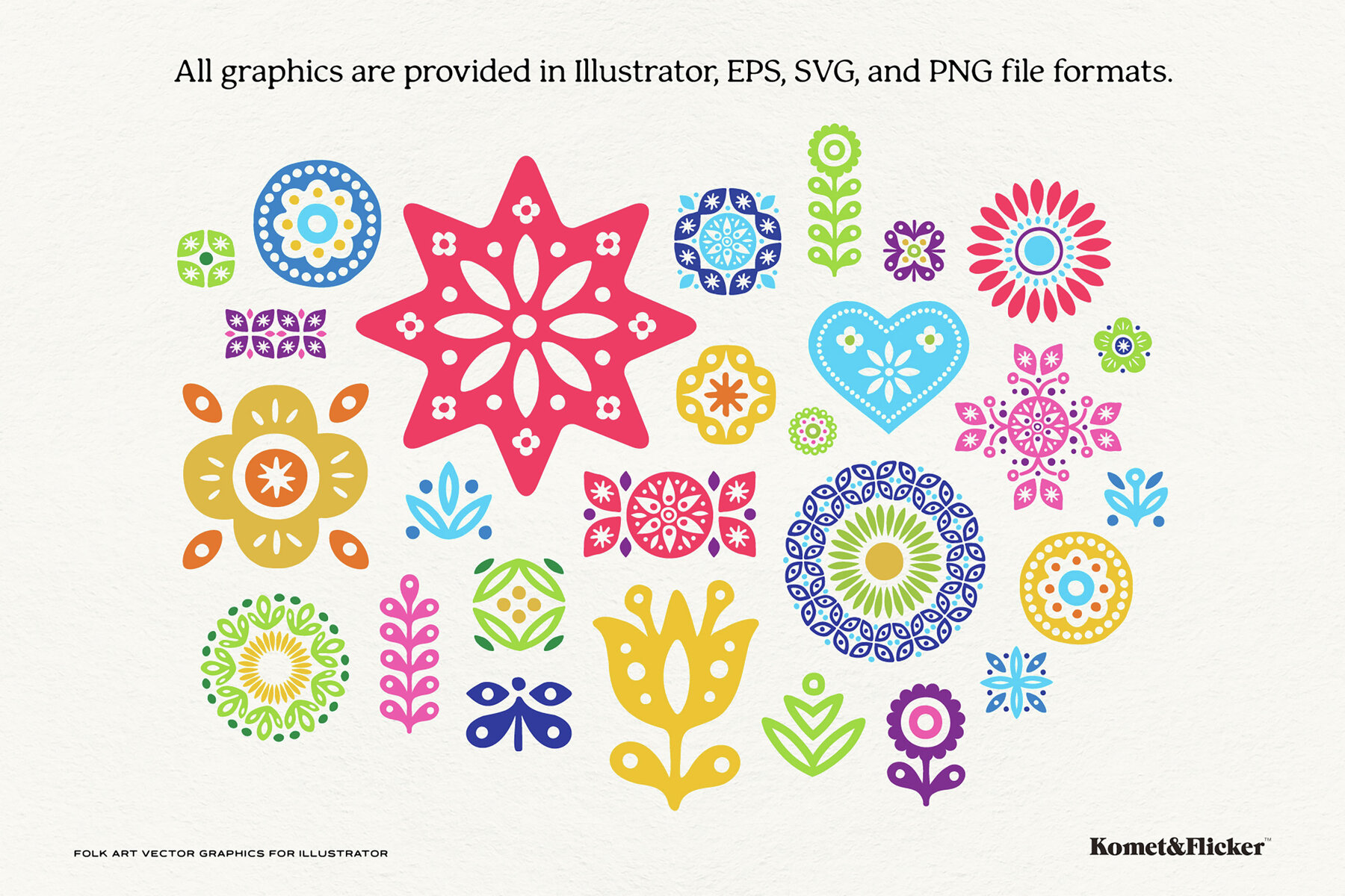 Folk Art Vector Graphics 5