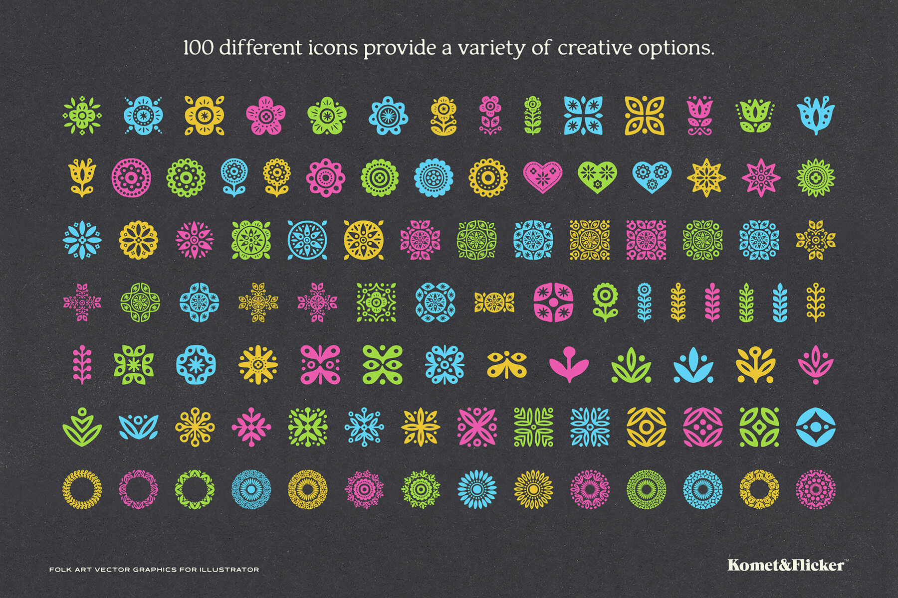 Folk Art Vector Graphics 7