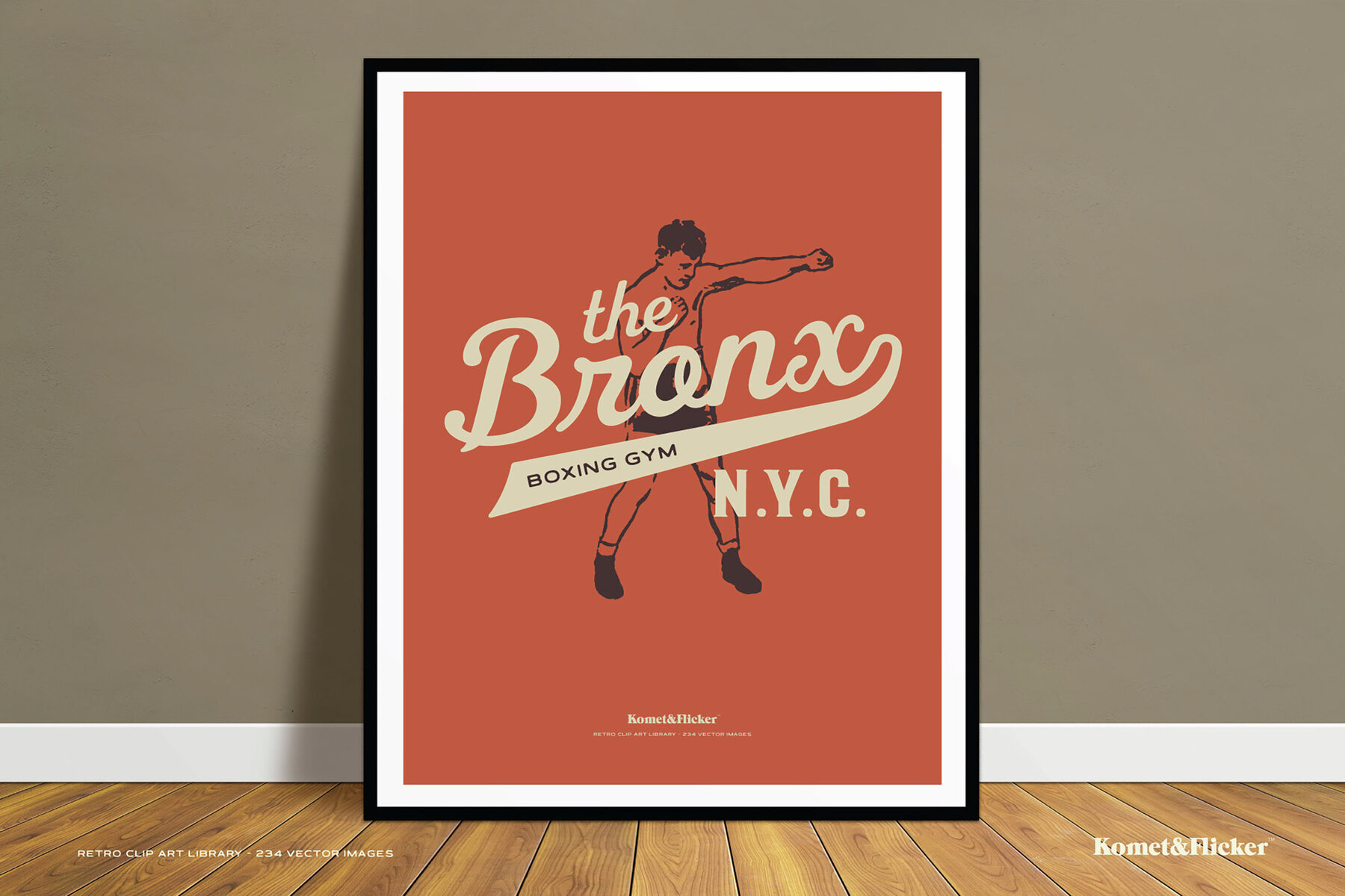 Retro Vector Clip Art Library 3